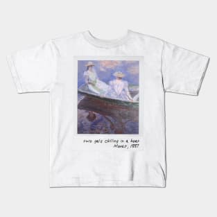 monet - two gals Kids T-Shirt